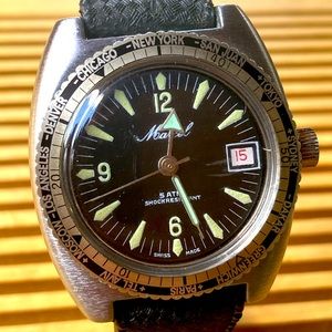 Marcel Dive with time zone ring